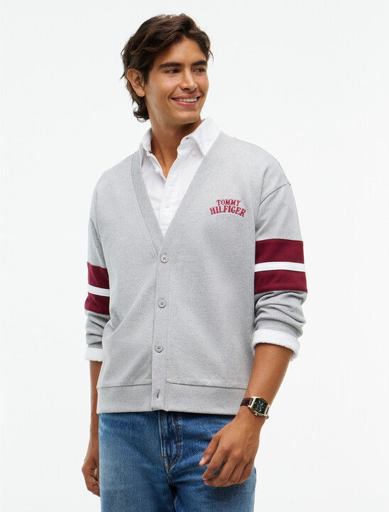 Varsity Relaxed Cardigan