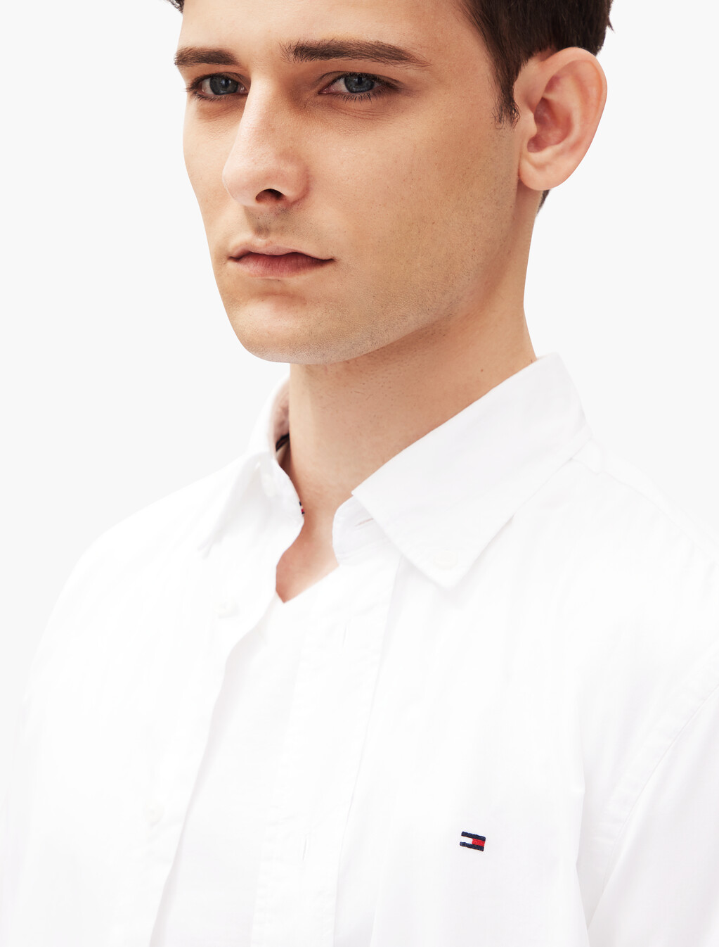 Core Flex Poplin Shirt, White, hi-res