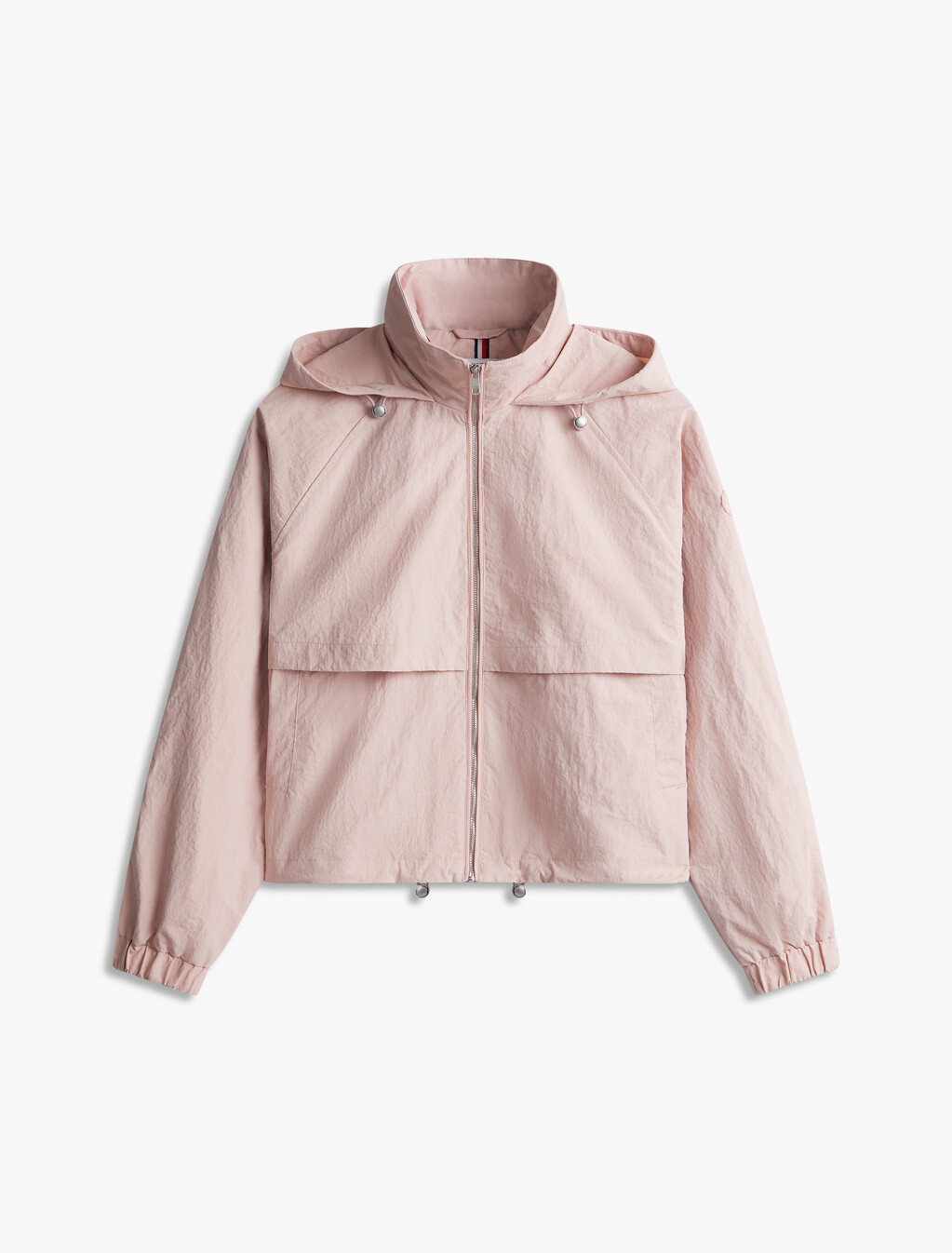 Short Nylon Windbreaker, Foggy Pink, hi-res