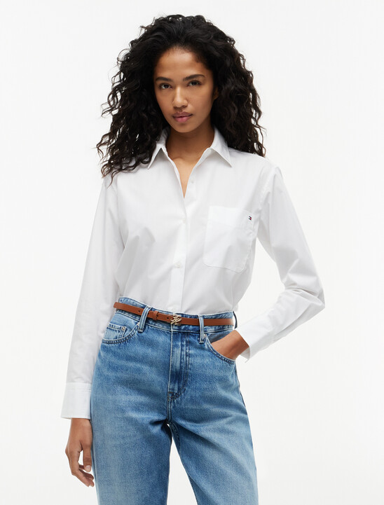 Asia Fit Essential Poplin Easy Fit Shirt