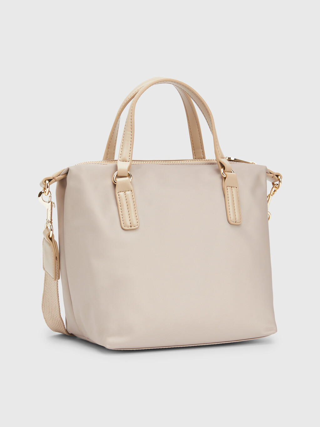 SMALL MONOGRAM TOTE, Beige, hi-res