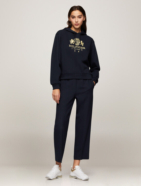 Modern Varsity Crest Hoodie
