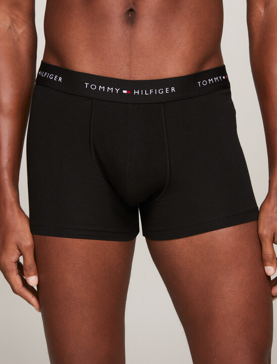 3-Pack Logo Waistband Trunks