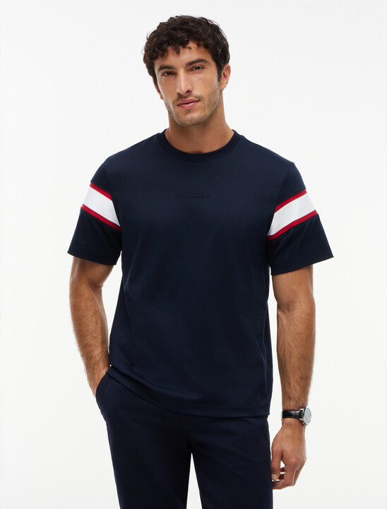 Interlock Knit Crew Neck T-Shirt