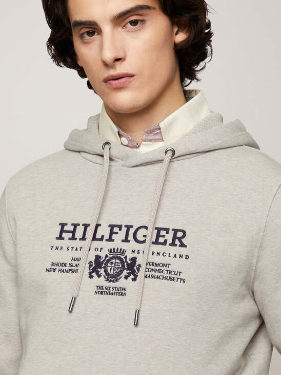 Crest Embroidery Hoody