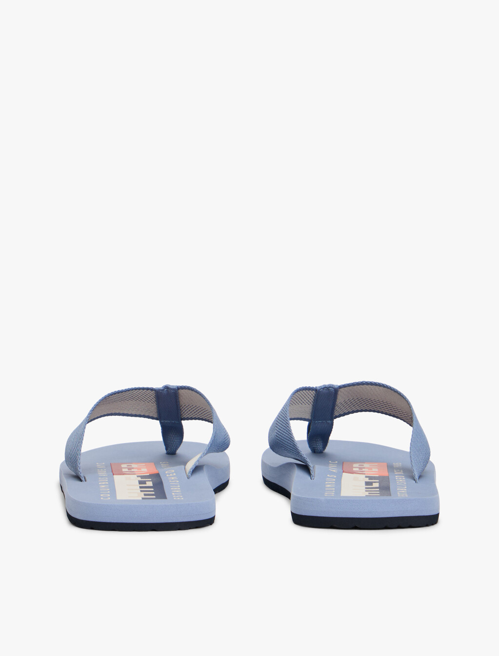 Webbing Strap Flip-Flops, Brisk Blue, hi-res