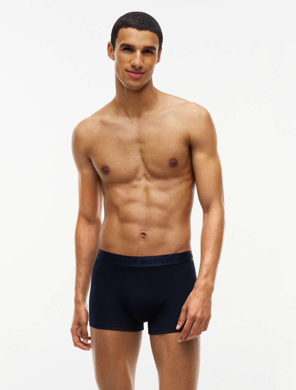 3-Pack Everyday Luxe Tonal Waistband Trunks, Navy Blue/Opulent Blue/Black, hi-res