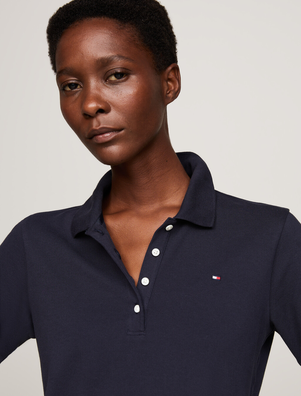 1985 Collection Flag Embroidery Regular Polo, Desert Sky, hi-res