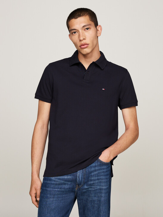 Colour-Blocked Back Regular Polo Shirt