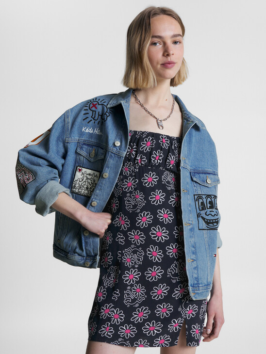 TOMMY X KEITH HARING DUAL GENDER DENIM JACKET