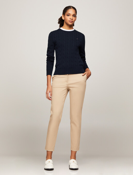 Cable Knit Pullover Sweater