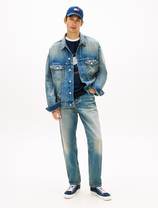 Sonny Distressed Regular Tapered Leg Jeans