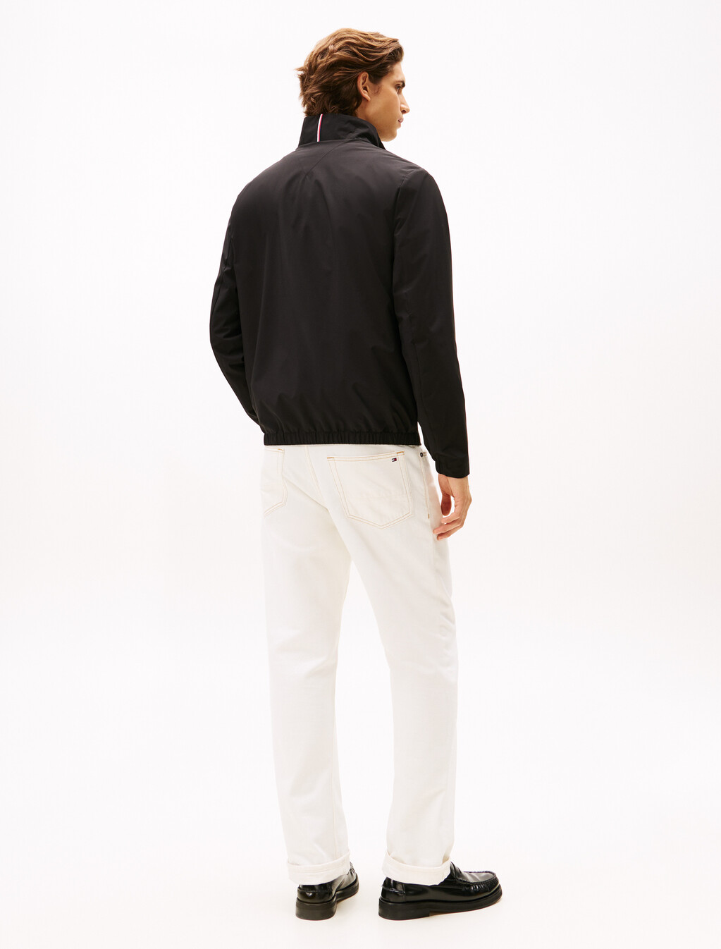 Zip Thru Blouson, Black, hi-res