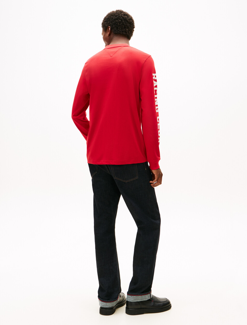 Graphic Jersey Long Sleeve T-Shirt, Medium Red, hi-res