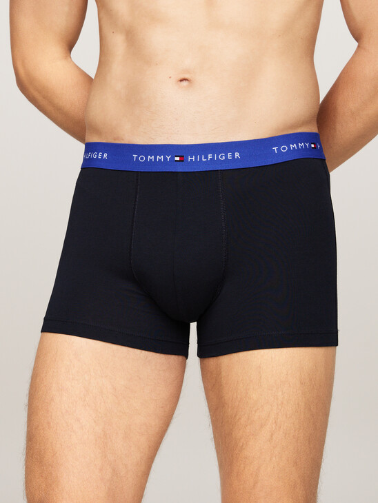 3-Pack Logo Waistband Trunks