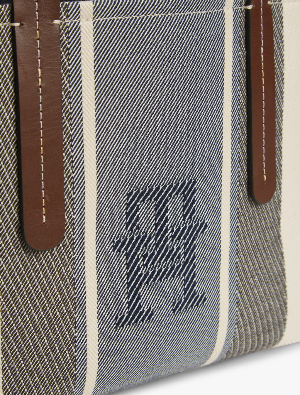 City TH Monogram Jacquard Satchel, Space Blue, hi-res