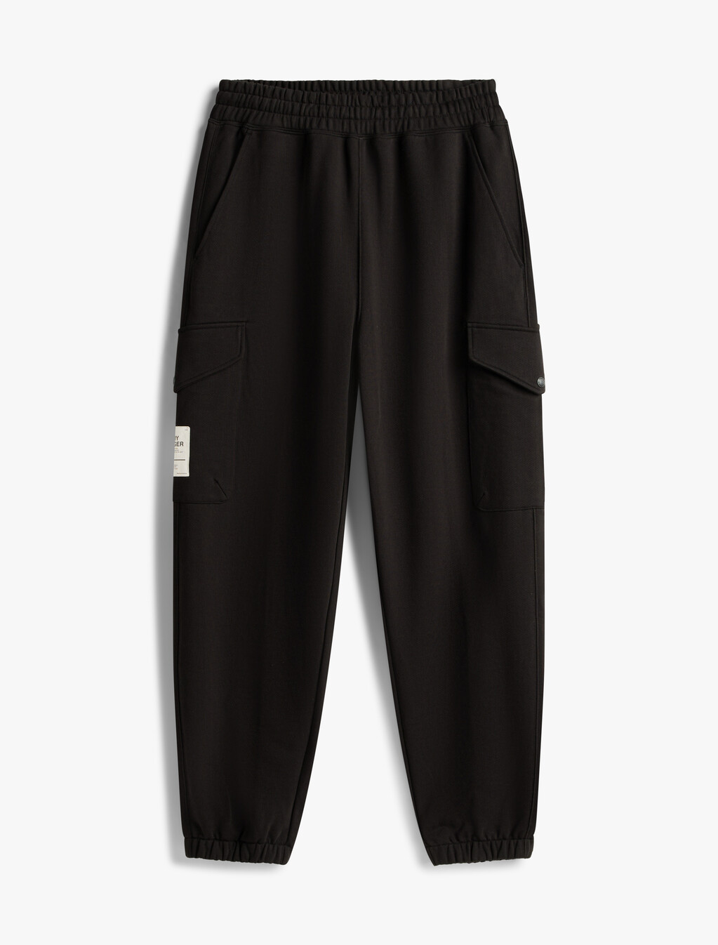 Heavy Twill Cargo Sweatpant, Black, hi-res