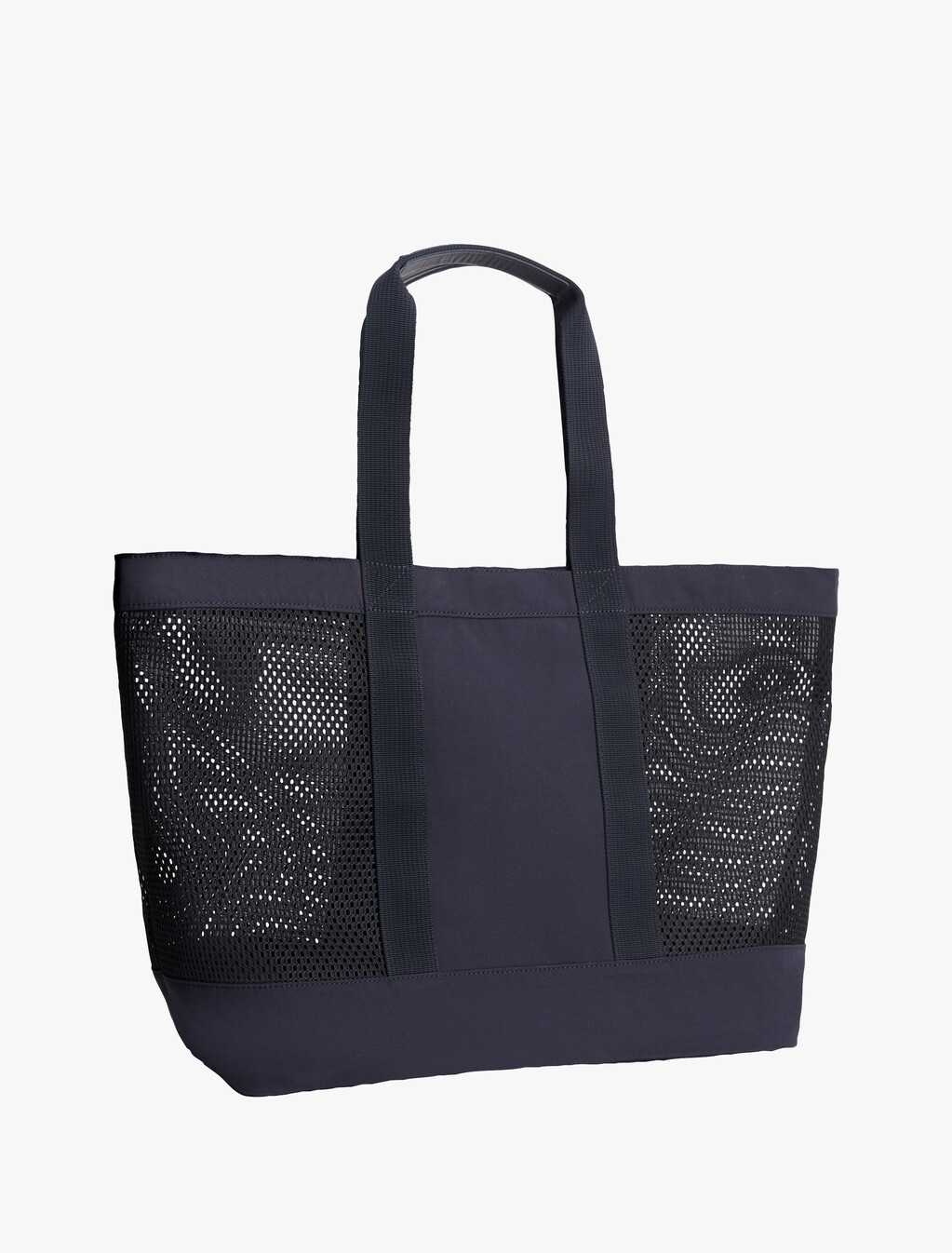 Mesh Panel Beach Tote Bag, Space Blue, hi-res