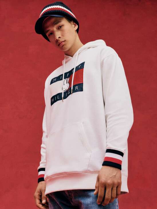TOMMY X MIFFY  FLAG HOODIE