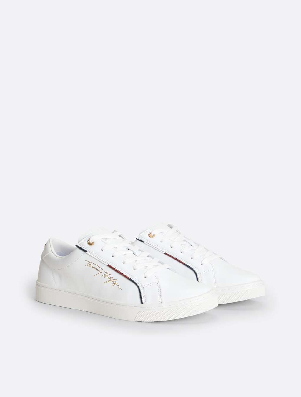 Tommy Hilfiger Signature Sneaker, White, hi-res