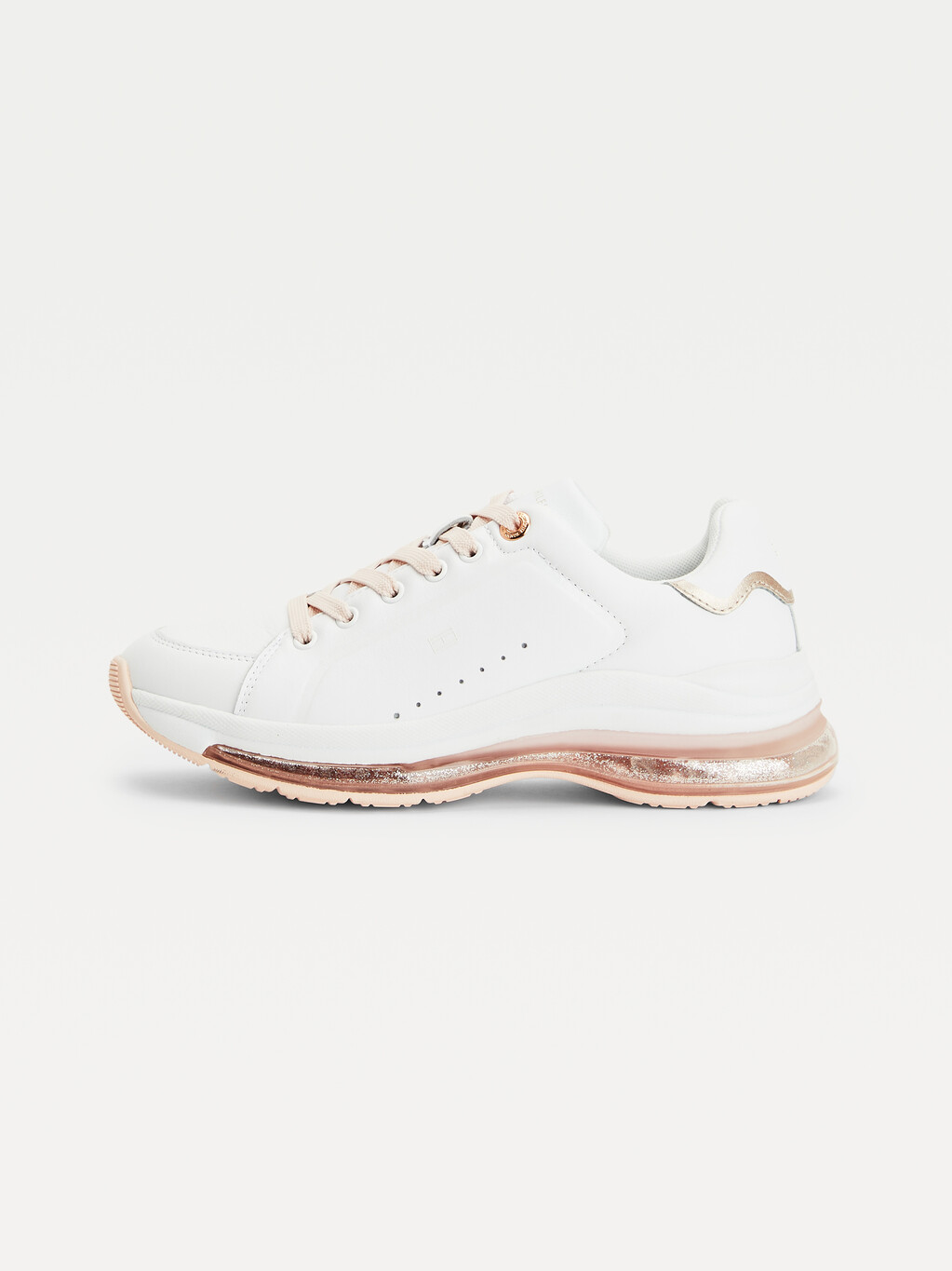 Air Bubble Metallic Leather Trainers