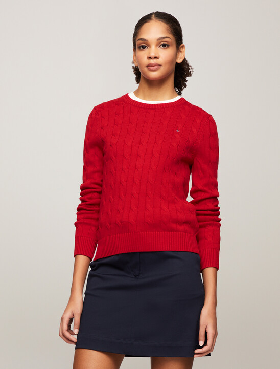 Cable Knit Pullover Sweater