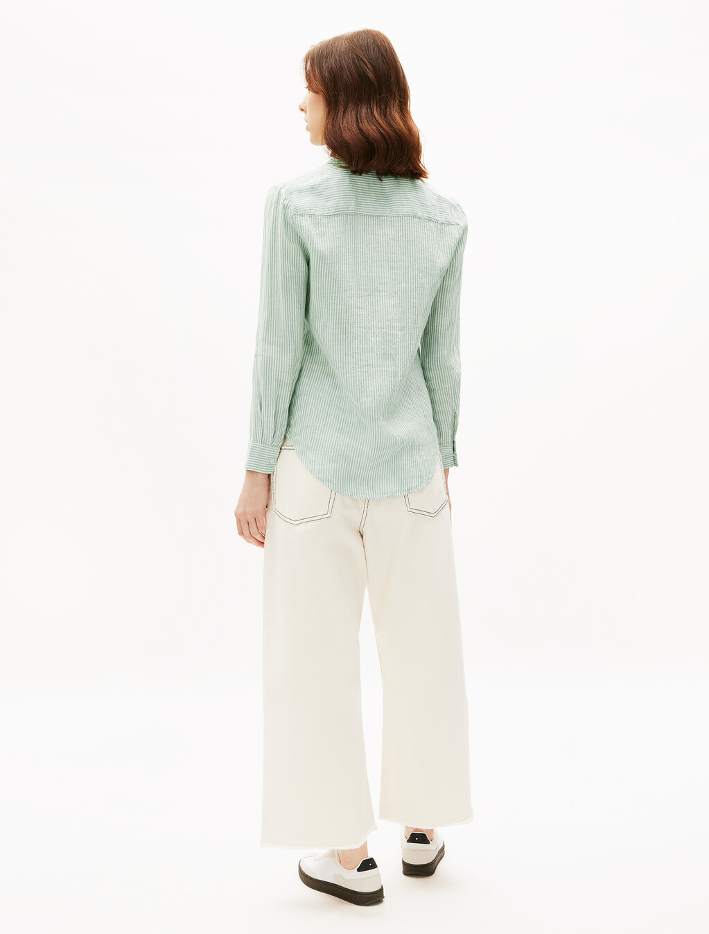 Asia Fit Essential Linen Relaxed Shirt, Classic Ithaca/ Fort Green, hi-res