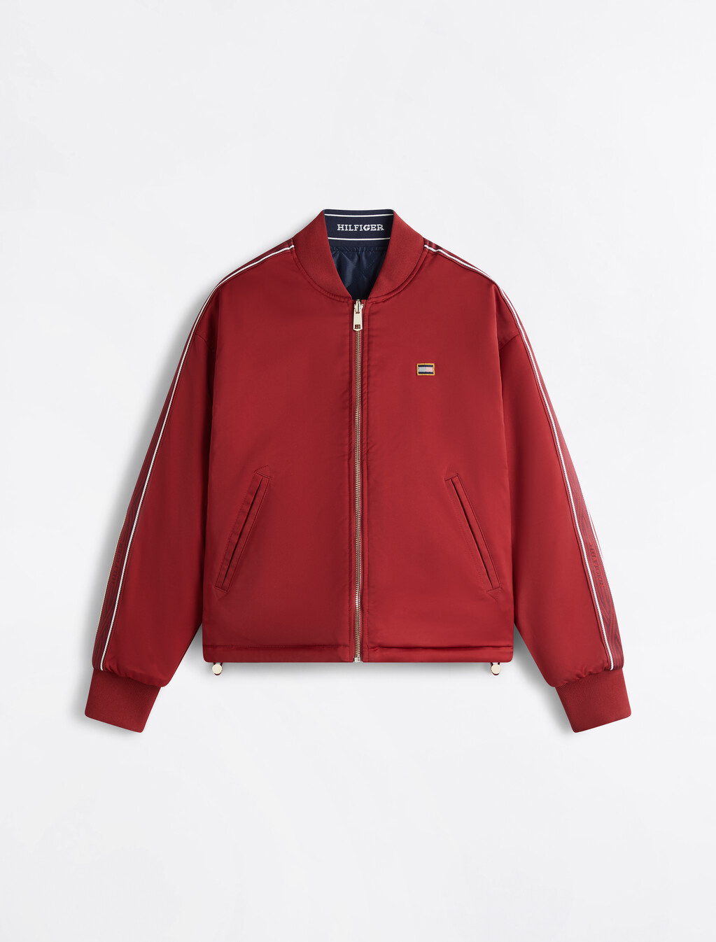 Reversible Quilted Bomber Jacket, Arizona Red, hi-res