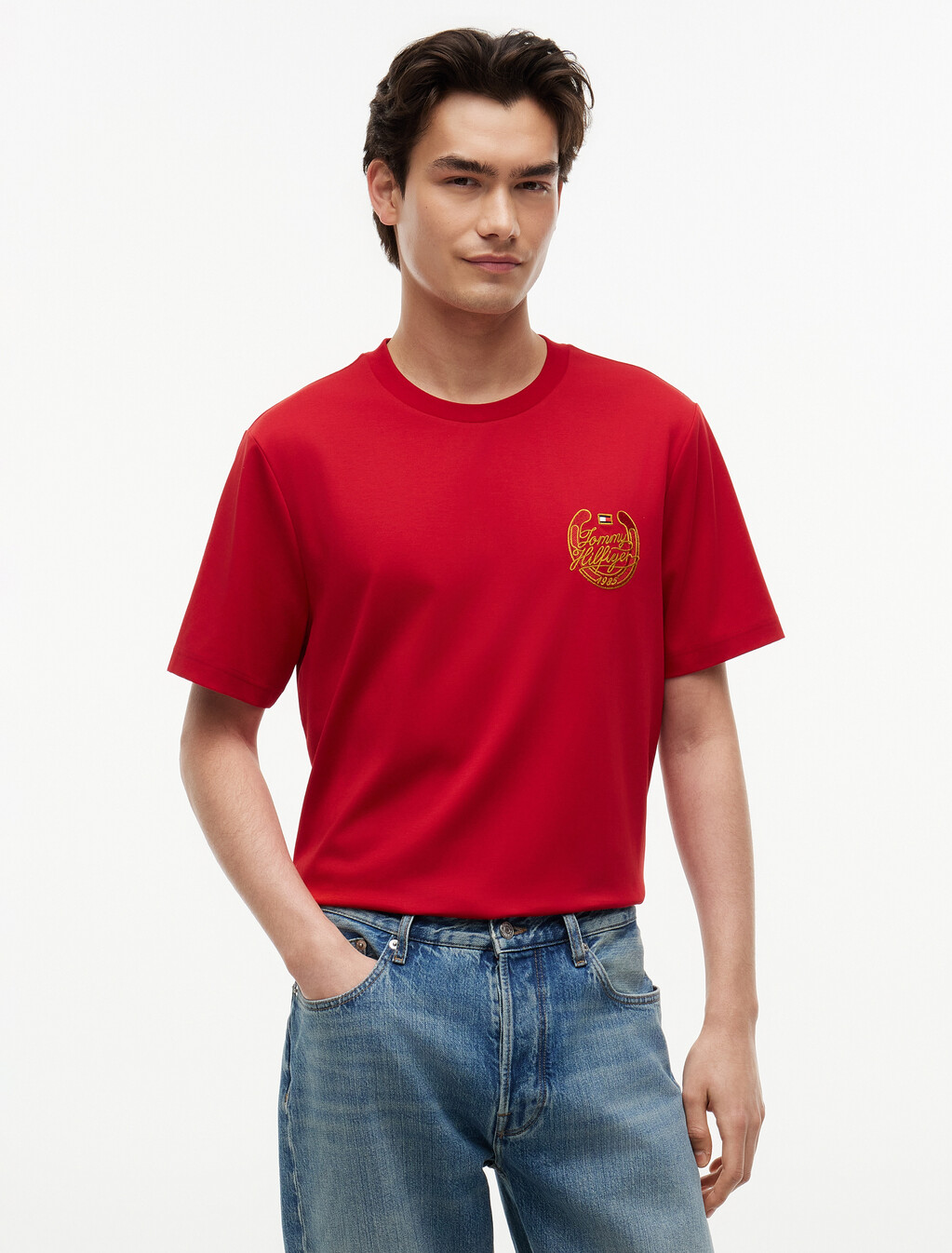 Double Knit T-Shirt, Arizona Red, hi-res