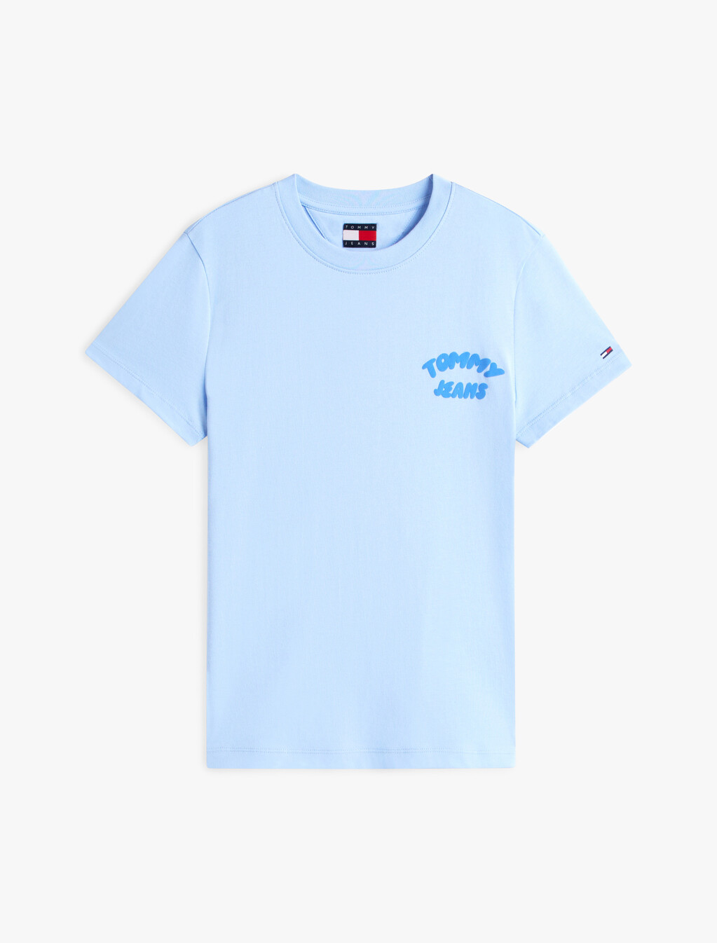 Bubble Logo Short Sleeve T-Shirt, Light Powdery Blue, hi-res