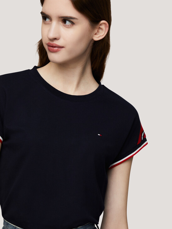 Global Stripe Sleeve T-Shirt