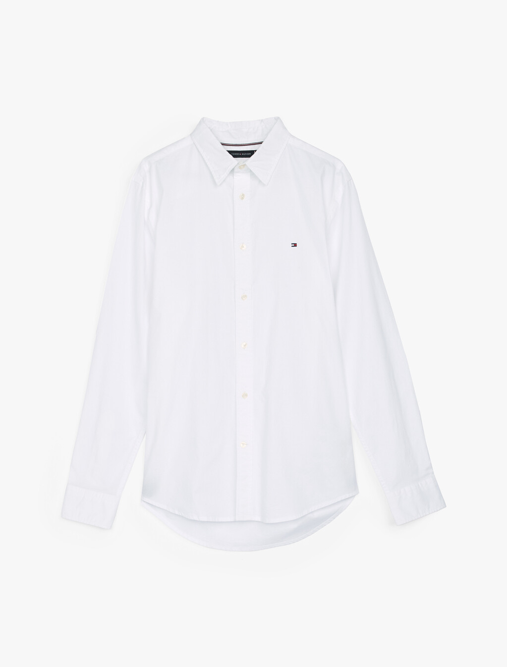 TH Flex Slim Fit Poplin Shirt, Optic White, hi-res
