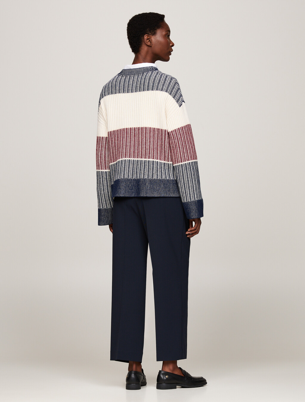 Signature Wool Blend Relaxed Jumper, Desert Sky, hi-res