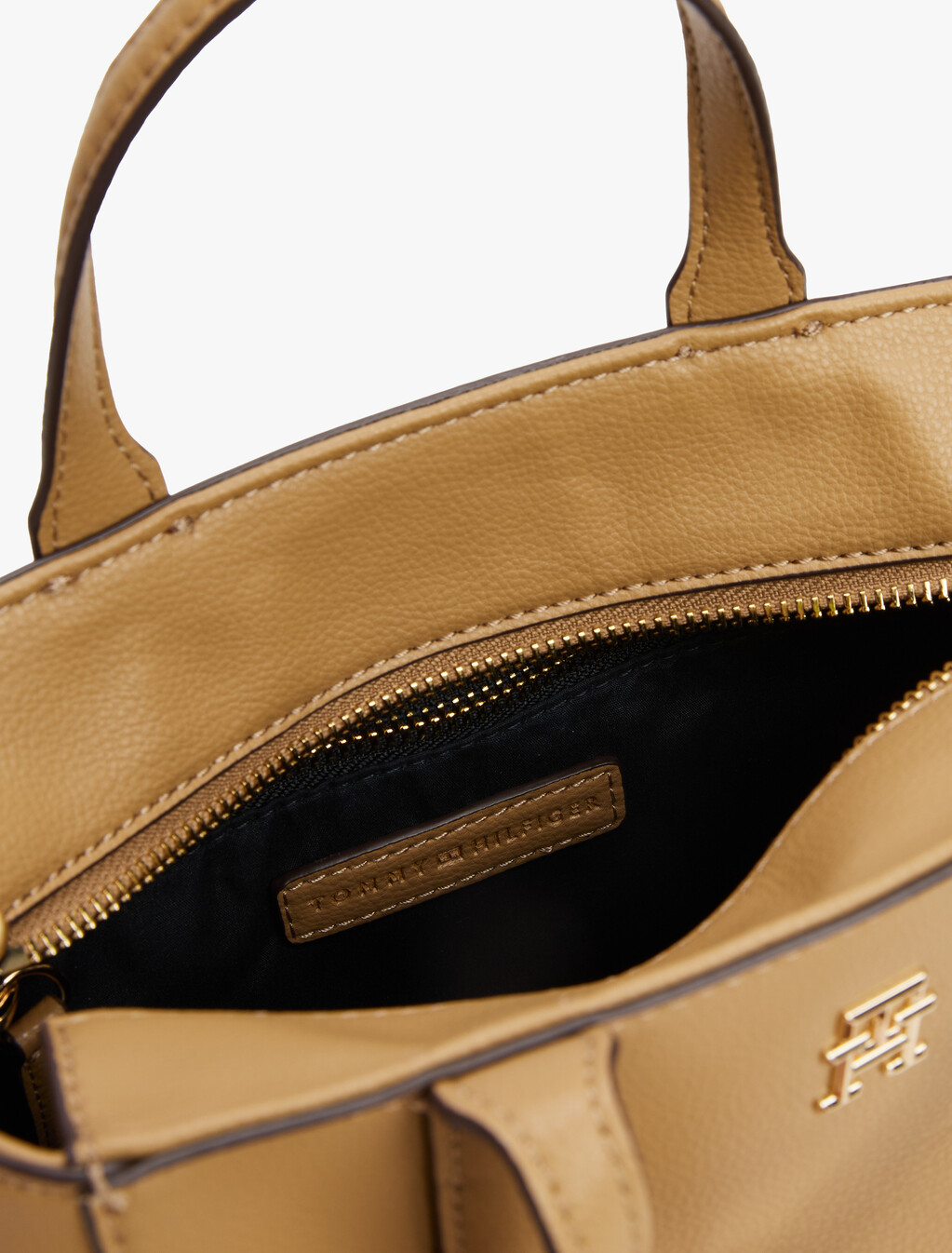 TH Soft Logo Strap Tote, Safari Canvas, hi-res