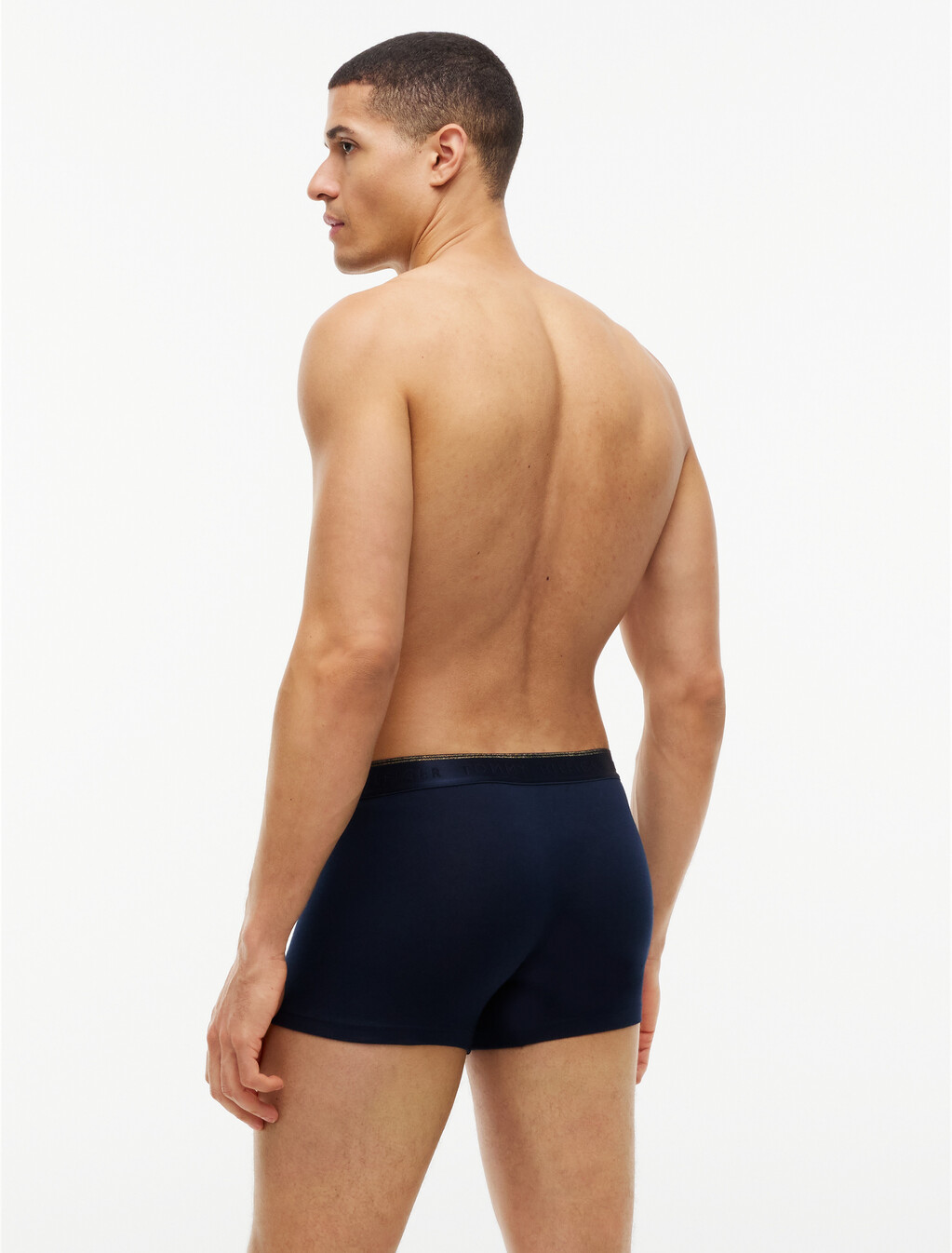 3-Pack Crest Logo Waistband Trunks, Navy Blue/Nocturnal Green/Burgundy, hi-res