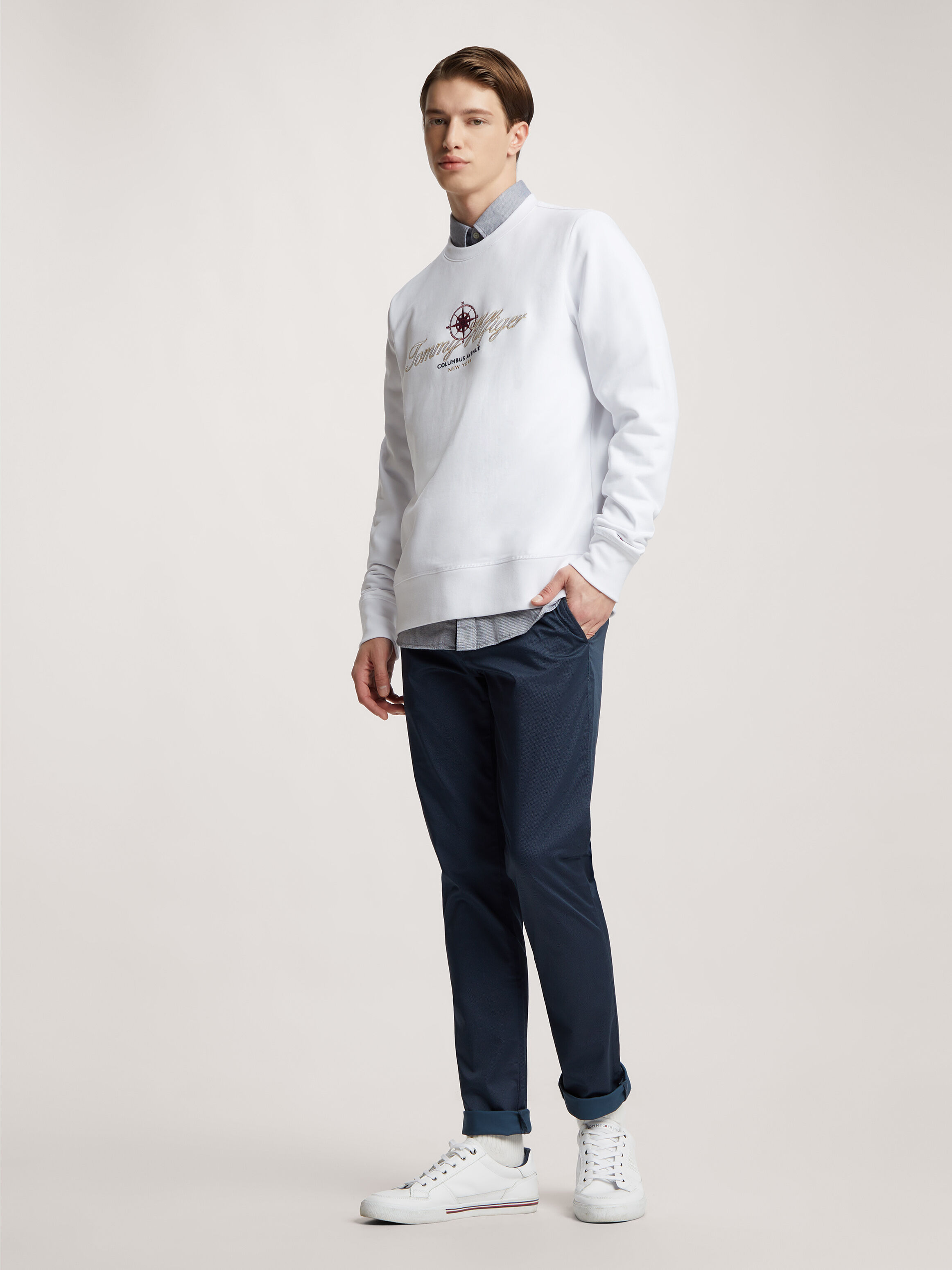 Mens tommy hilfiger sweatshirt sale sales