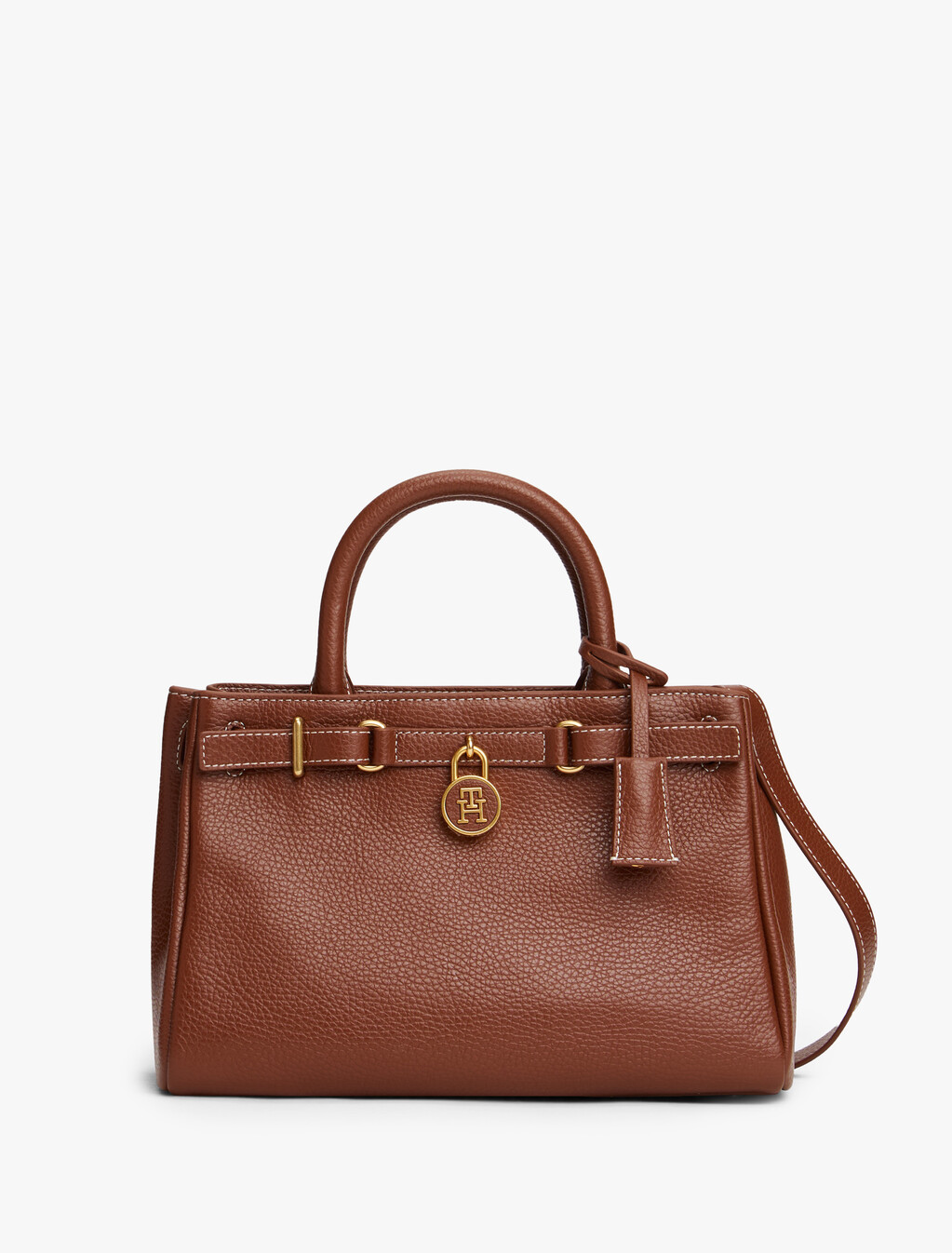 The American Icon Leather Crossbody Tote Bag, Winter Cognac, hi-res