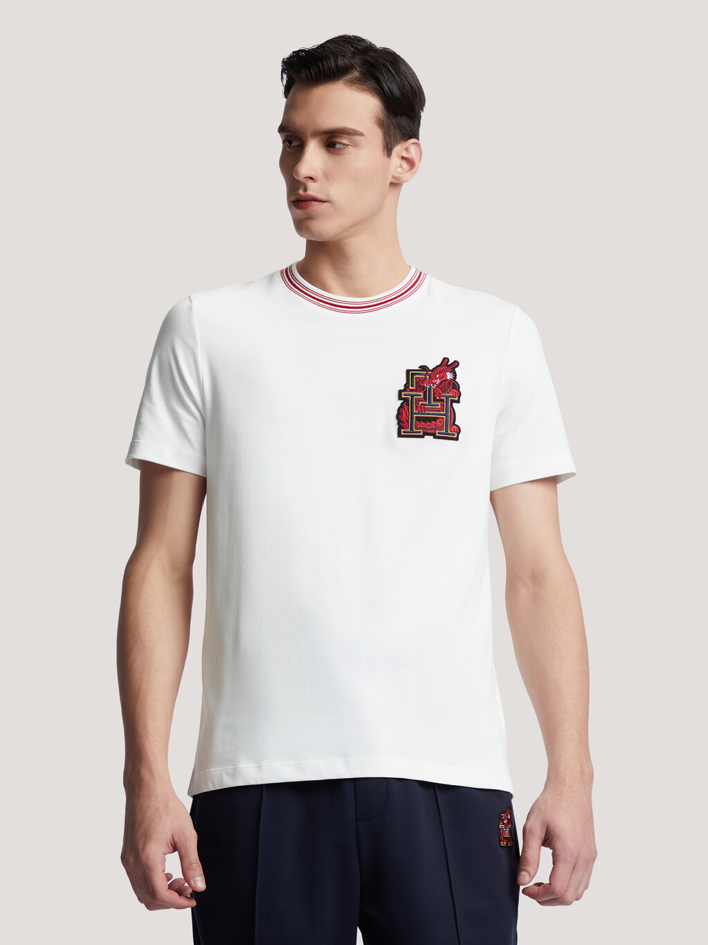 CNY Monogram T-Shirt, Ecru, hi-res