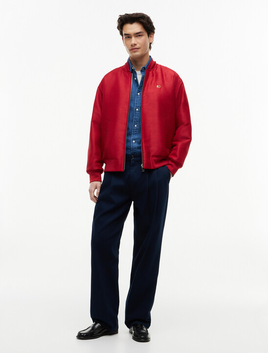 Lightweight Padded Reversible Bomber Jacket