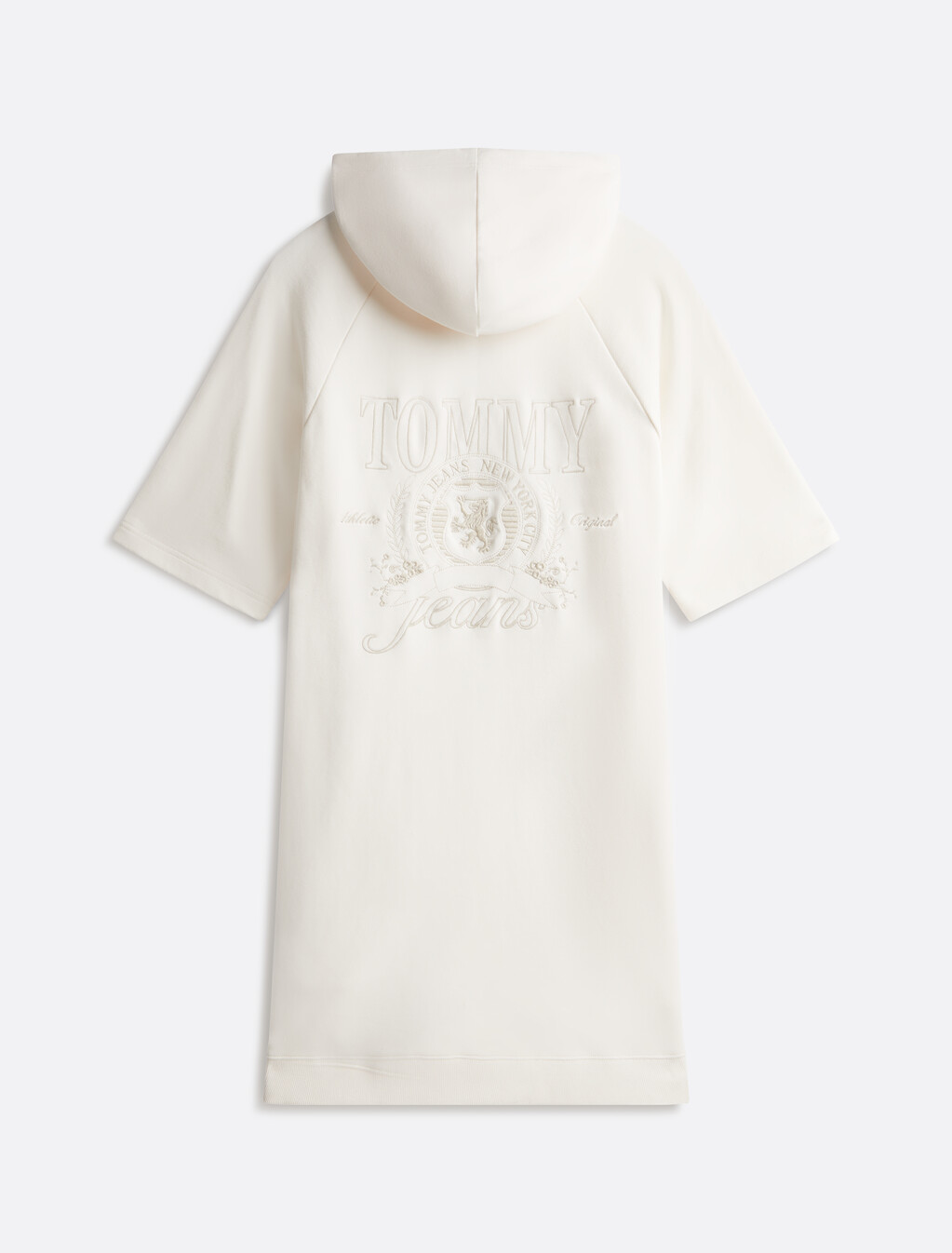 Crest Hoodie Dress, Ancient White, hi-res