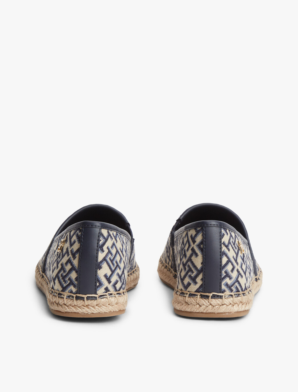 TH Monogram Plaque Jacquard Espadrilles, Space Blue, hi-res