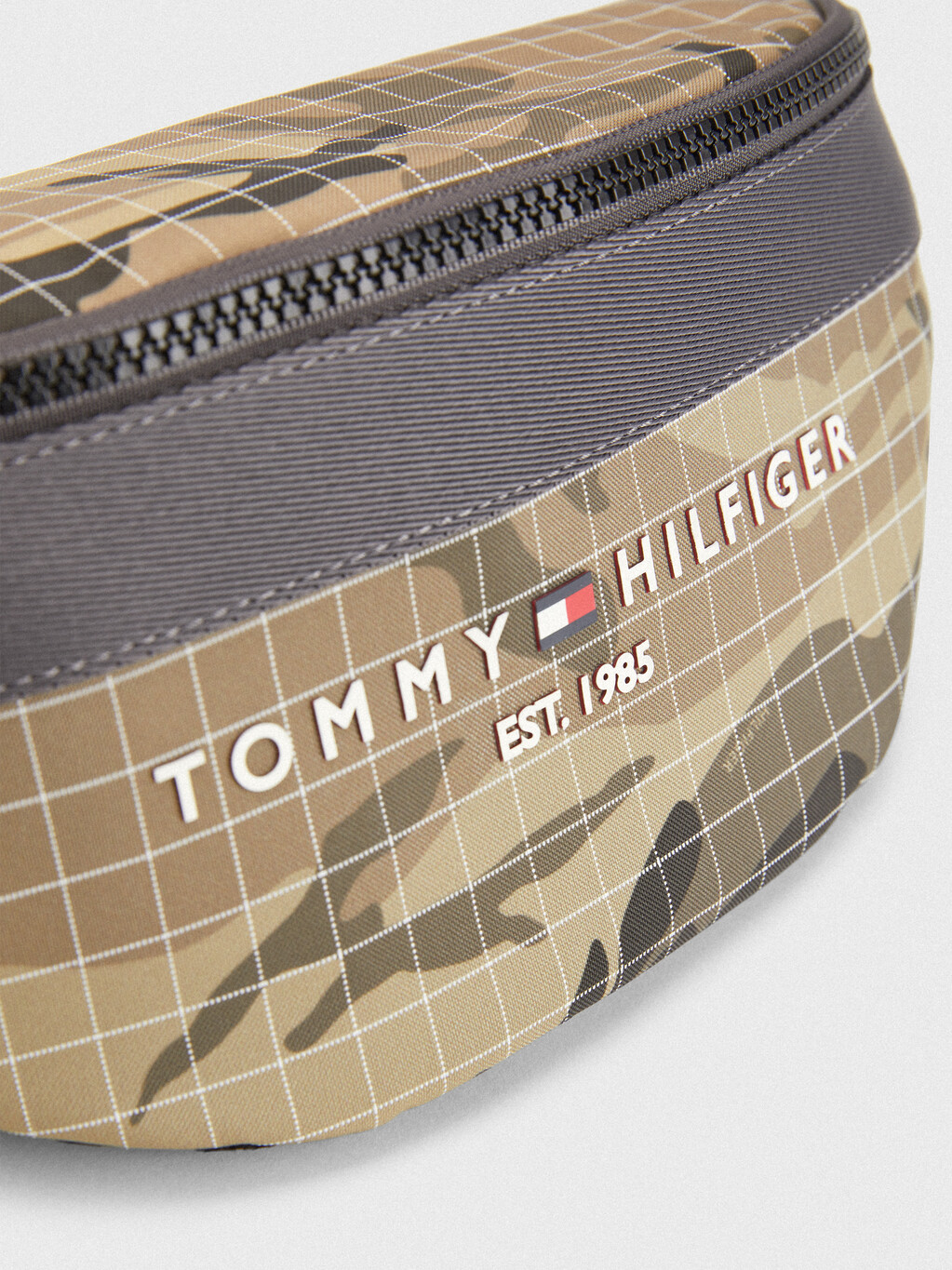 Buy TOMMY HILFIGER ESTABLISHED CAMOUFLAGE CROSSBODY BAG in color MLU/MULTI/PLAID/BUSY