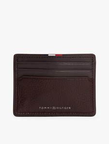 Corporate Leather Credit Card Holder, Coffee Bean, hi-res