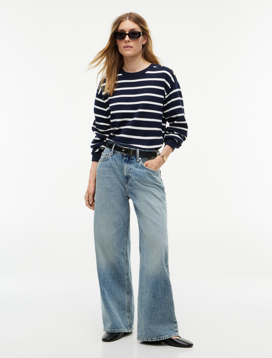 Nola Low Rise Wide Leg Jeans