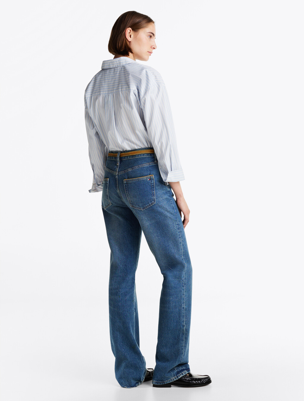 High Rise Relaxed Bootcut Jeans, Bo, hi-res