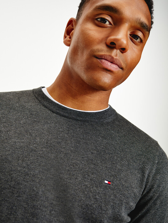 CORE COTTON-SILK PULLOVER