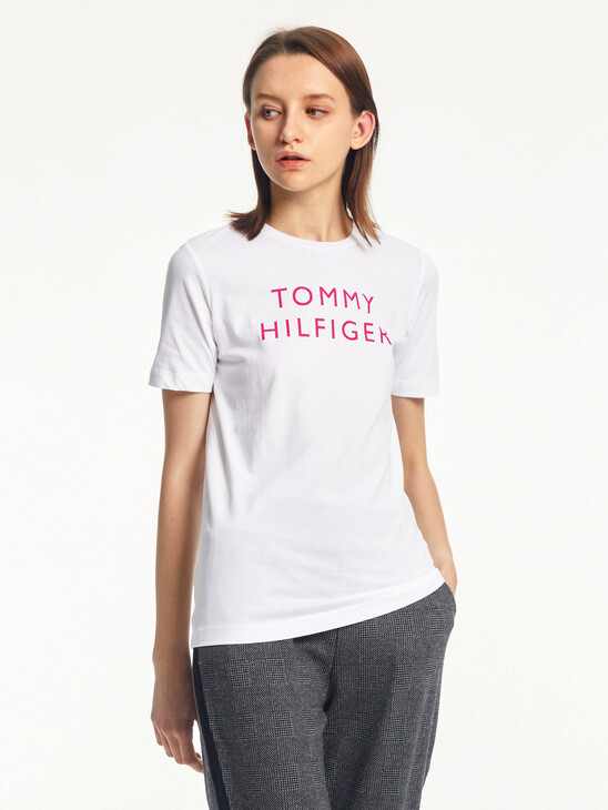 ORGANIC COTTON LOGO SLIM FIT TEE ORGANIC COTTON LOGO SLIM FIT TEE