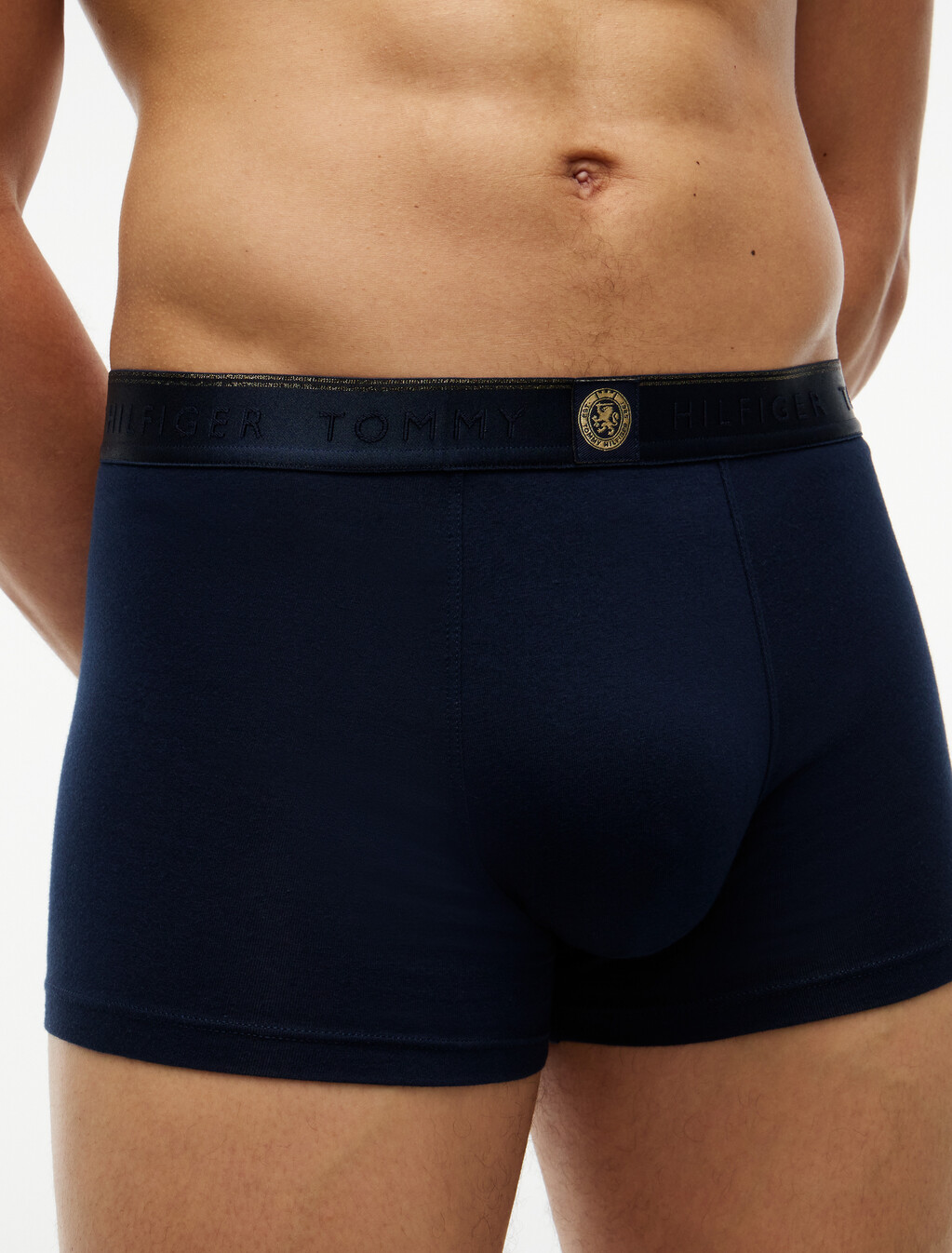 3-Pack Crest Logo Waistband Trunks, Navy Blue/Nocturnal Green/Burgundy, hi-res