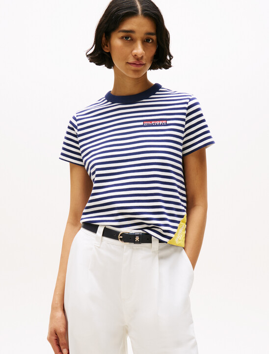 Hilfiger Sailing Breton Stripe Relaxed T-Shirt