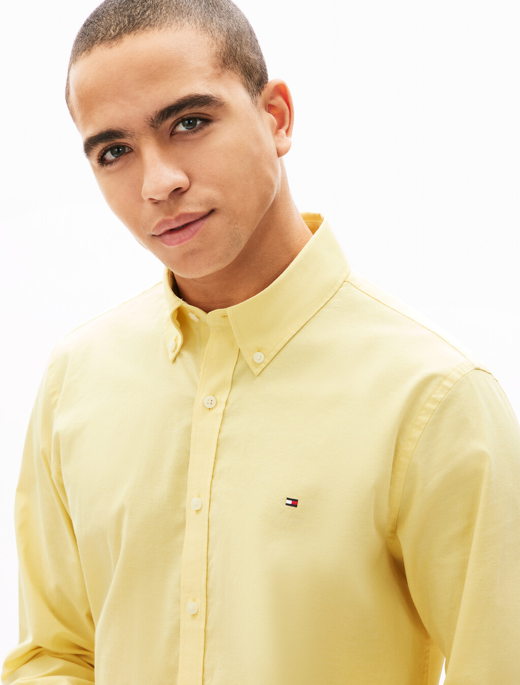 Lightweight Oxford Solid Shirt, Citronella, hi-res